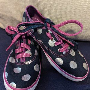 Cute Navy Blue Keds Girls Sneakers